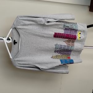 XL Talbots spring sweater with coordinating scarf